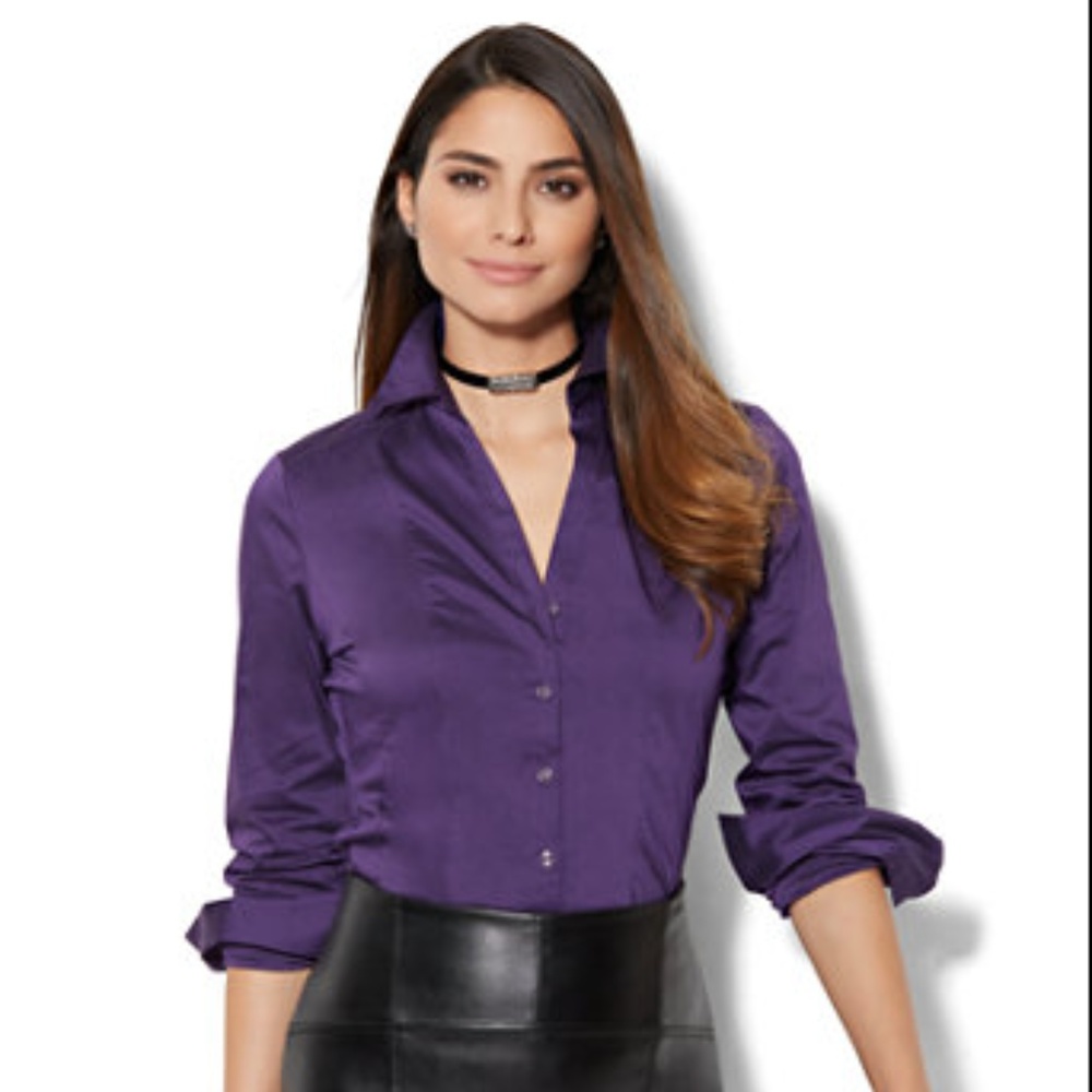 7TH AVENUE - Madison Stretch Blouse - Picture 1 of 4